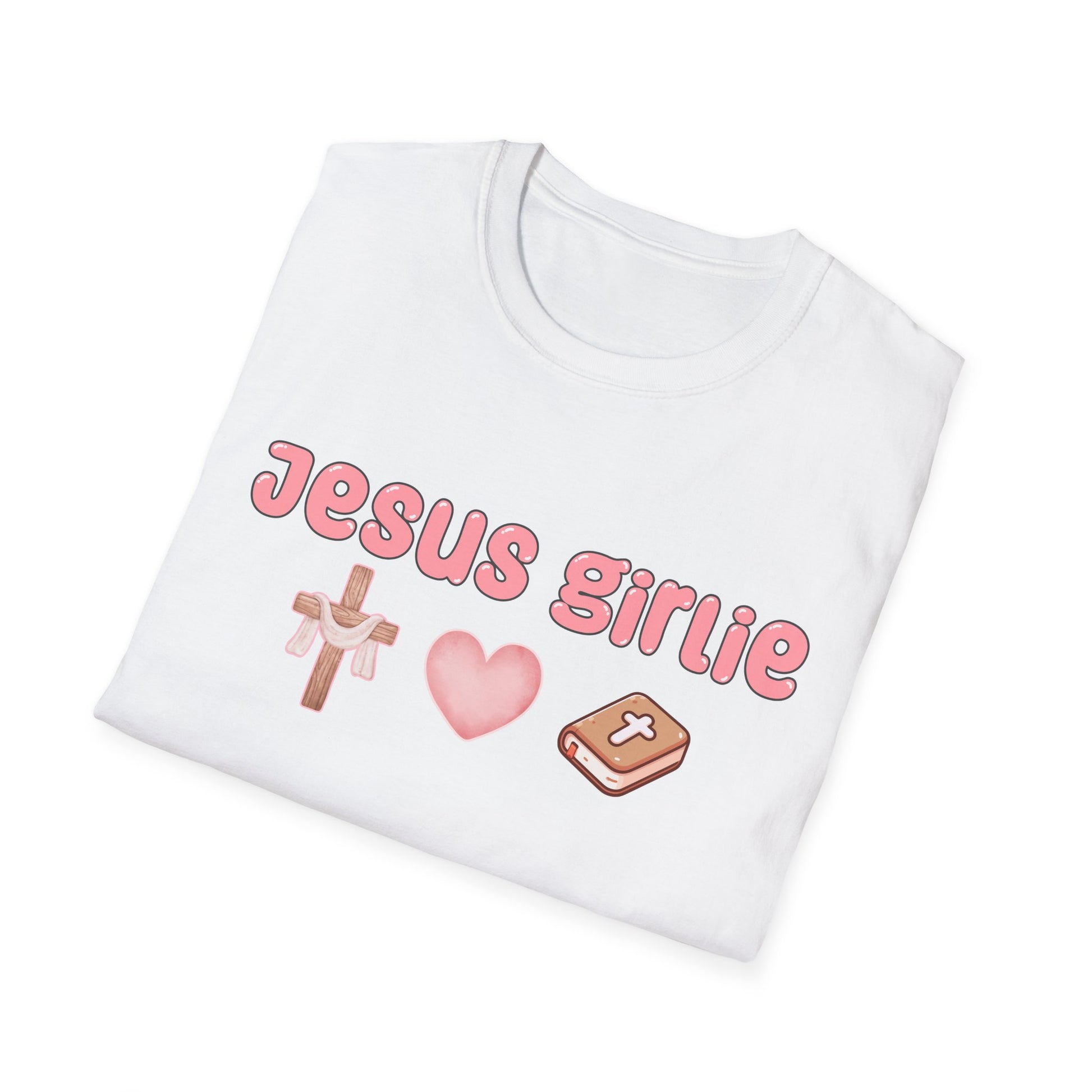 Jesus Girlie Gildan Softstyle Tee